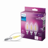 Philips Ultra Definition 3.5 -Watt 40-Watt Equiv B11 E12 base Light Bulb Daylight 5000K Perspective: Main