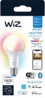 WiZ 14.5-Watt (100-Watt) A21 Wi-Fi LED Smart Color Light Bulb