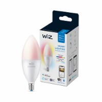 WiZ 3.9-Watt (40-Watt) Medium Base Candle E12 Wi-Fi LED Smart Light Bulb