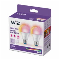 WiZ 8.8 watts 60-Watt A19 Smart Color Light Bulb Multi Color and Kelvin Perspective: Main