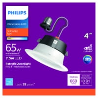 Philips 7.5-Watt (65-Watt) Retrofit Downlight LED Light Bulb Perspective: Main