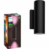 Hue 1746330V7 White & Color Ambiance Appear 1200-lumen Wall Lantern - Black