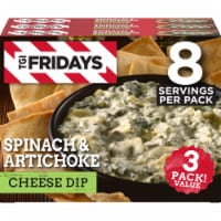 TGIF Spinach & Artichoke Cheese Dip Value Pack Frozen Snack Perspective: Main