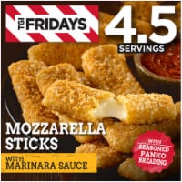 TGIF Mozzarella Sticks Frozen Snacks with Marinara Sauce