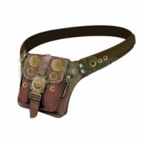 Morris Costumes  Gear Studded Belt with Pouch