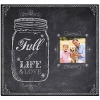 MBI Full Of Life Mason Jar Post Bound Album W/Window 12 X12