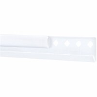 FreedomRail 78 In. White Horizontal Hanging Rail with Cover 7913457811