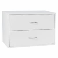 Organized Living Shelf and Drawer Unit - White Perspective: Main