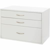 Organized Living 3-Drawer Shelf Unit - White Perspective: Main