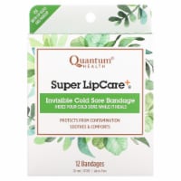 Quantum Health Super LipCare+ Invisible Cold Sore Badges - 12 Bandages