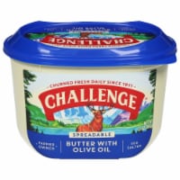Challenge Spreadable Sea Salted Butter with Olive Oil Perspective: Main