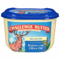 Challenge® Sea Salted Spreadable Butter with Olive Oil Tub