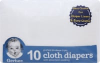 Gerber® Childrenswear Birdseye Cloth Pre-Fold Diapers - 10 Pack Perspective: Main