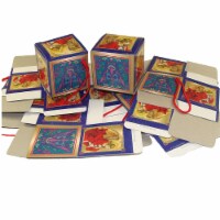 CC Christmas Decor Club Pack of 1440 Blue and Gold Trumpeting Angel Mini Gift Box Christmas