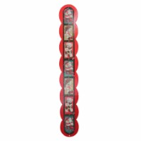 CC Christmas Decor Club Pack of 144 Red and White Teddy Bear Christmas Wall Card Displays 42