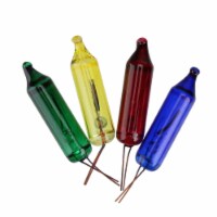 Sienna Pack of 4 Shimmering Multi Mini Christmas Replacement Bulbs - 4 Volts