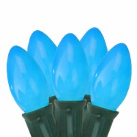 Northlight 25-Count Blue C9 Christmas Light Set, 24ft Green Wire