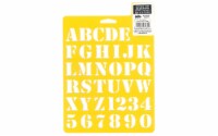 Delta Mania Alphabet Basic Stencil Perspective: Main