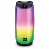 iLive Brightside Portable Bluetooth Speaker with LED Light Effects - Black Perspective: Main