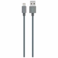 iLive Fabric Lightning Charging Cable - Gray