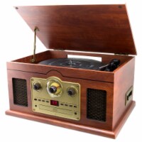iLive 6-In-1 Turntable Stereo System