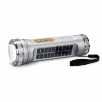 Weatherx Solar Power Bluetooth Speaker Flashlight - Silver