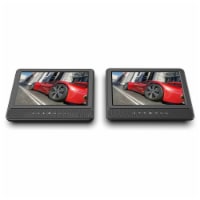 GPX Portable DVD Player with Dual Displays Perspective: Main