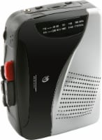GPX Personal Cassette Player with AM/FM Radio - Black/Silver