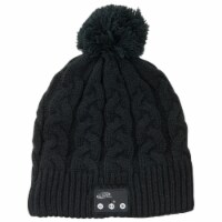 iLive Wireless Music Bluetooth Knit Beanie - Black
