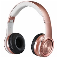 iLive IAHB239RGD Bluetooth Headphones - Rose Gold/White