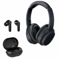 iLive® Active Noise Cancellation Headphone & Earbud Bundle