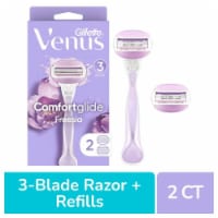 Gillette Venus ComfortGlide Freesia Women's Razors Handle and Cartridges