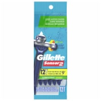 Gillette® Sensor2 Pivoting Head + Lubrastrip™ Men's Disposable Razors Perspective: Main