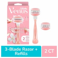 Gillette Venus ComfortGlide White Tea Women's Razors Handle and Cartridges