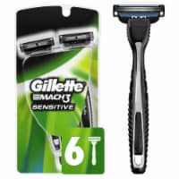 Gillette Mach3 Men's Sensitive Skin 3-Blade Disposable Razors Perspective: Main