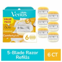 Gillette Venus ComfortGlide plus Olay Coconut Women's Razor Blade Refills Cartridges