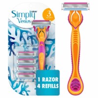 Gillette Simply Venus Refillable Disposable Razor Handle and Disposable Razor Refills