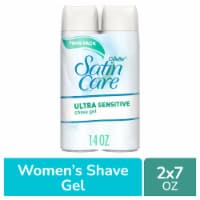 Gillette Satin Care Women's Ultra Sensitive Dye & Fragrance Free Shave Gel Perspective: Main