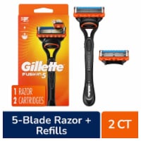 Gillette Fusion5 Men's 5-Blade Razors Handle and Blade Refill Cartridges Perspective: Main