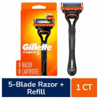Gillette Fusion5 Men's 5-Blade Razors Handle and Blade Refill Cartridges Perspective: Main