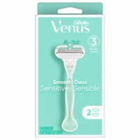 Venus Sensitive Smooth Women's Razor Handle and Blade Refills Cartridges