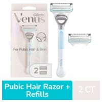 Gillette Venus Intimates Women's Razors Handle and Blade Refill Cartridges Perspective: Main