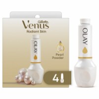Gillette Venus Radiant Skin Pearl Powder Olay Razor Moisturizer Refills