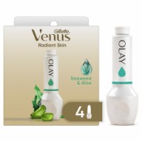 Gillette Venus Radiant Skin Seaweed & Aloe Olay Razor Moisturizer Refills
