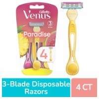 Gillette Venus Simply3 Women's Dragonfruit Scented 3-Blade Disposable Razors Perspective: Main