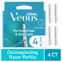 Gillette Venus for Facial Hair & Skin Dermaplaning Facial Razor Refill Blades