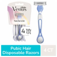Gillette Venus Intimates Women's 2-Blade Irritation Defense Bar Disposable Razors Perspective: Main