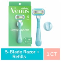 Venus Extra Smooth Women's Razor with Reusable Razor Handle, 1 Razor Blade Refill and Shower Holder Perspective: Main