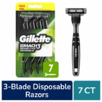 Gillette Mach3 Sensitive Men's Disposable Razors Perspective: Main