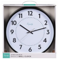 Equity® by La Crosse 14-Inch Analog Wall Clock - White/Black Perspective: Main